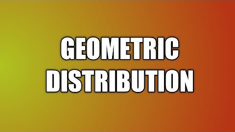 3 Rd sem BSc  complimentary Statistics || Geometric distribution || Calicut University