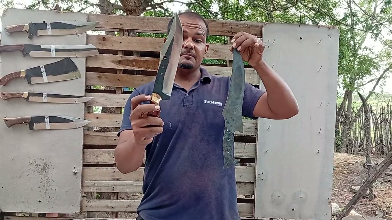 FACAS ARTESANAIS APRONTA ENTREGA FEITAS DE DISCO DE ARADO E MOLAS AUTOMOTIVAS 27/02/2026