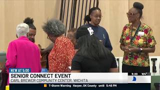 Senior Connect event at Carl Brewer community center