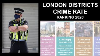 Which is the most dangerous area in London? |  Crime rate ranking