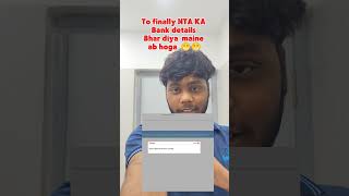 Nta Refund= Party Time only for Neet Aspirants 💯💯.. #yt #minivlog #ytshorts #nta #neet #shorts ....