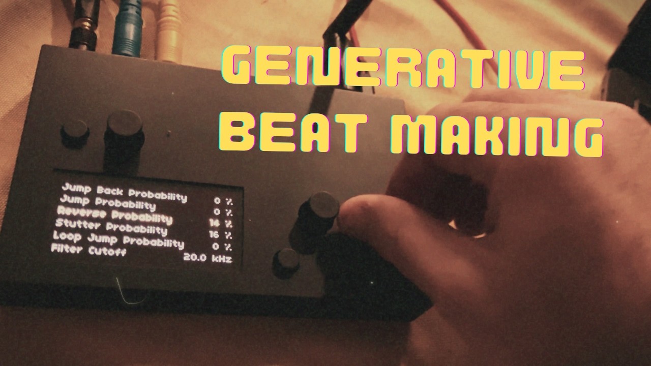 Generative Sample Mangling with Monome Norns Beets [Dawless] [LivePerformance] [BeatMaking]