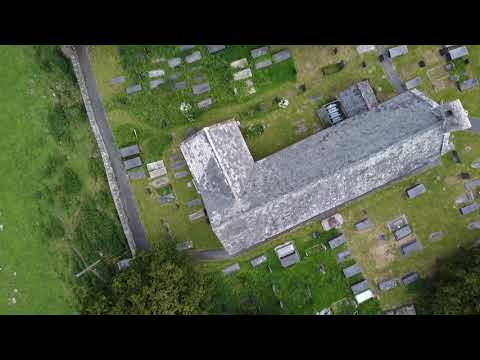 Test Drone Flight - Canovium Fort and St Mary's Church