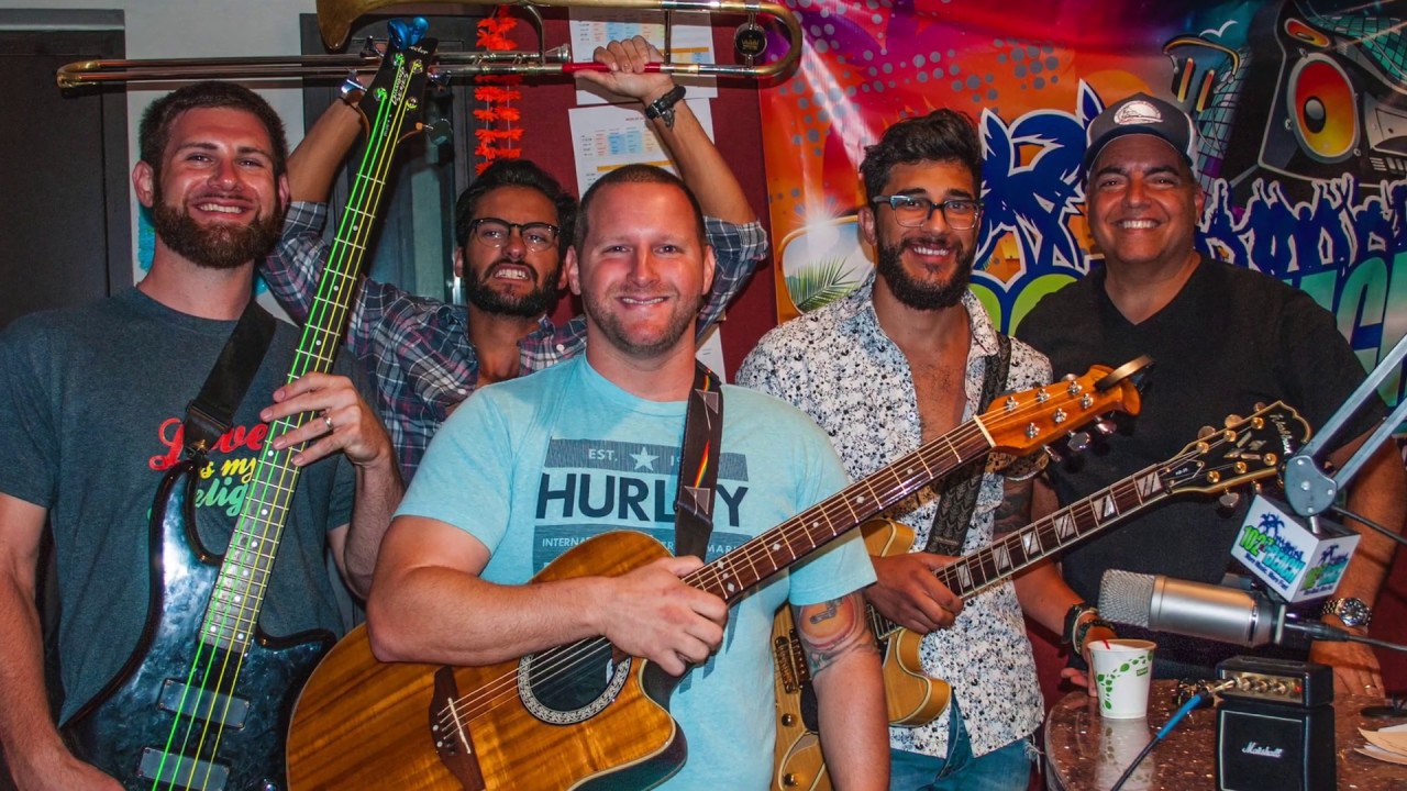 "Get Up Stand Up" by BUSHWOOD Live on The Radio! The Beach 102.7! (Bob Marley Cover)