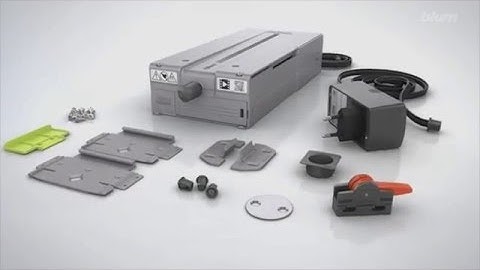 как установить Blum SERVO-DRIVE flex