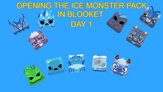 Opening The Ice Monster Pack in Blooket: Day 1 (Total Bust!)