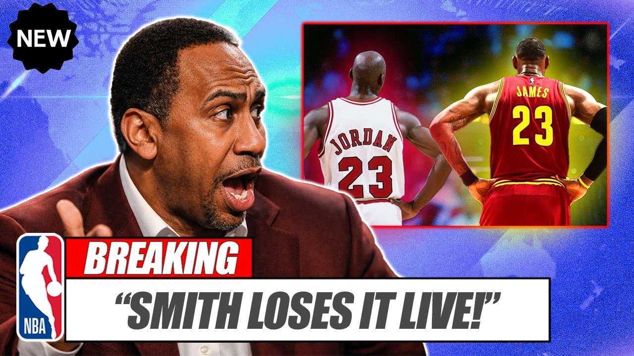 Stephen A LOSES CONTROL After LeBron Calls Himself The GOAT!
