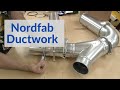 201  installing nordfab ductwork in a woodworking shop