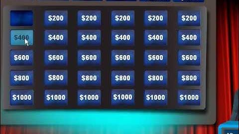 Free Flex Jeopardy Game