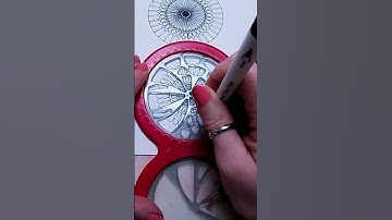 RELAXING SPIROGRAPH DESIGN #shorts #trending #viral