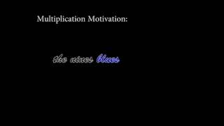 Multiplication Motivation The Nines Blues