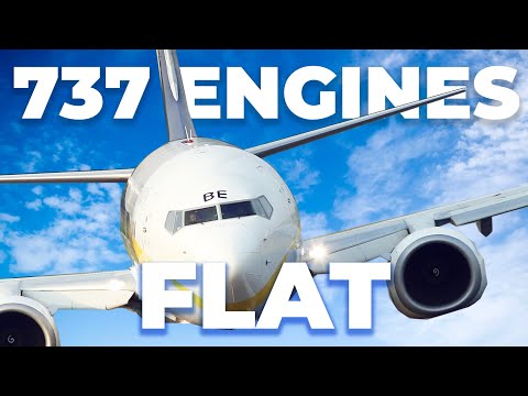 Why Are The Bottom Of Boeing 737 Engines Flat?