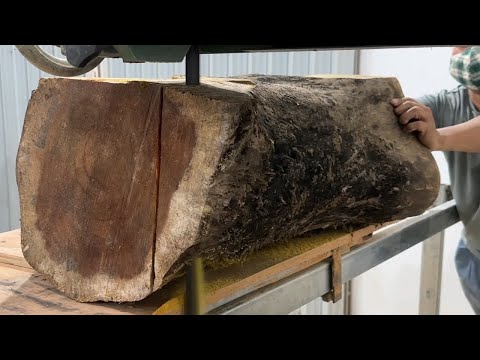 Super Unique idea From A Dry Tree Stump // Beautiful 3D Effect Dining Table Design // Do it Yourself