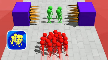 Crowd Runners - Gameplay Walkthrough Part 3 Levels 21 - 30 (iOS, Android)