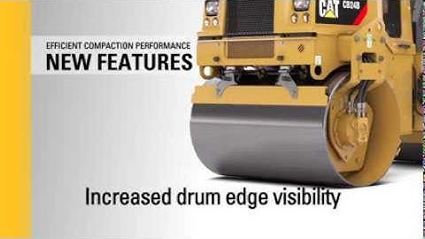 Efficient Compaction Performance - Cat® B-Series Utility Compactors