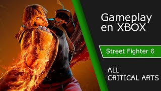 Street Fighter 6 - Todos Personagens Gameplay Critical ART 