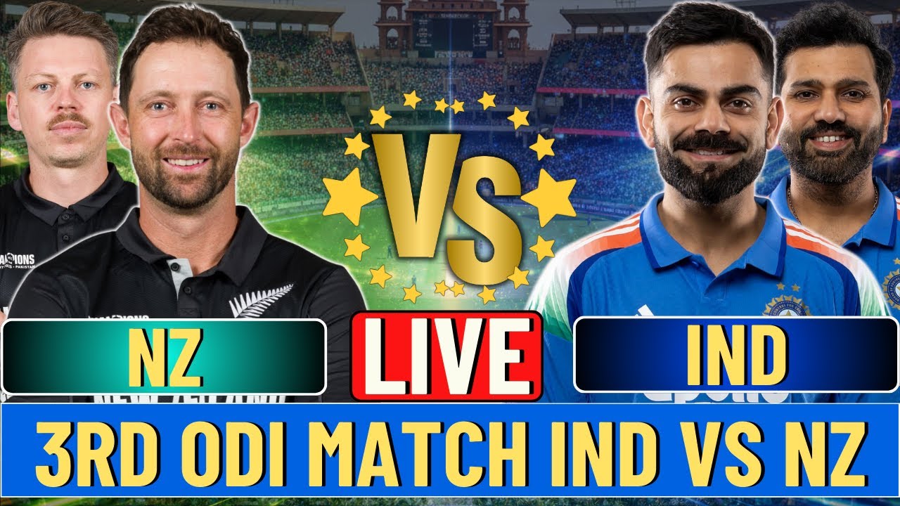 🔴Live Last 8 Overs IND vs NZ Live