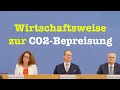 Gutachten der "Wirtschaftsweisen" zur CO2-Bepreisung | BPK 12. Juli 2019