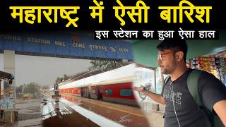 Crazy Weather Change  Summer Train Journey In Rural Maharashtra