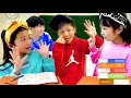 【学校ごっこ】　みんな友達！友情の大切さを学習する　めいちゃんとれおくんのお泊まり会！お約束を守って仲良くお泊りできるかな？子供向き