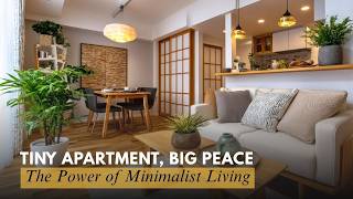 Inside a Minimalist Small Apartment Embracing Negative Space for a Calmer Home