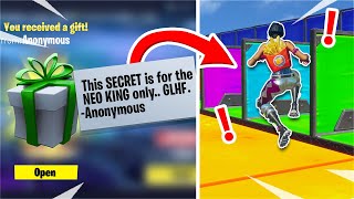 This Deathrun has a SECRET for the NEO KING only... 🤫 🤫 🤫  (Fortnite Creative)