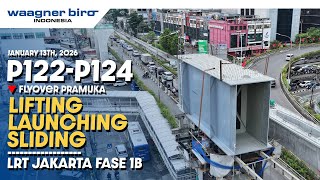 UPDATE LRT JAKARTA FASE 1B VELODROME - MANGGARAI | P122-P124 | 13 JANUARI 2026