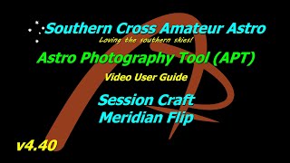 APT User Guide -  Session Craft - Meridian Flip