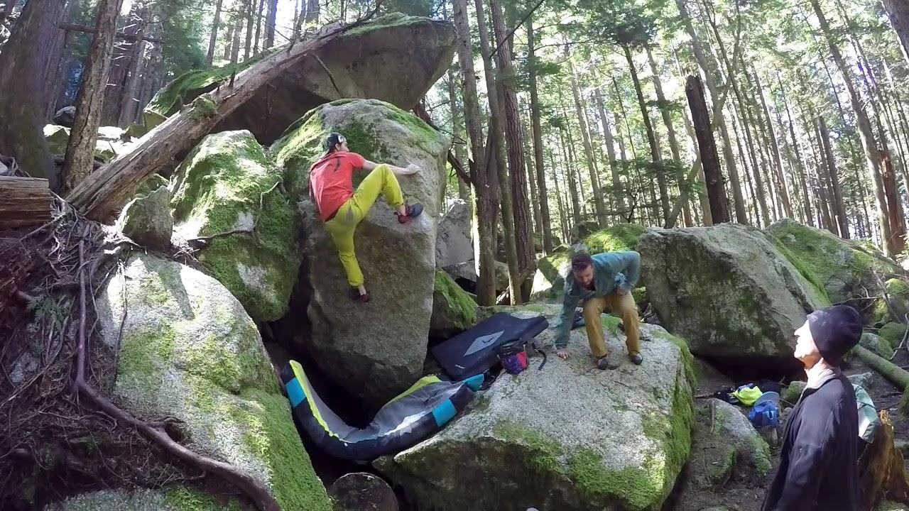 Trap Door v4 Squamish Bouldering YouTube