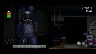 Five Nights at Bonnies 2 Remake Mobile ( Night 1 Complete) Gameplay