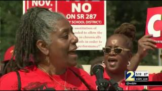Educators protest plan for state takeover of failing schools