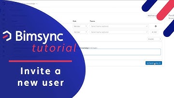 Bimsync tutorials - Invite a new user