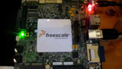 Freescale i.MX51EVK and TWR-MECH board Face Tracking camera