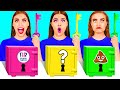 Solve the Mystery Challenge of 1000 Keys | Funny Food Situations by DaRaDa Challenge