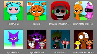 New Sprunki Mods:Sprunki Phase 1 2 3,Sprunked Mix Beats,Sprunki Skibidi Toilet,Sprunki Incredibox