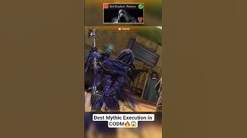 Mythic Dark Shepherd Execution in CODM 😱 #shorts #codm #codmobile