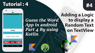 How to create a Guess the Word App in Android by using Kotlin Part 4  | Creating Days Data