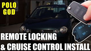 Polo 9N OEM Cruise Control + Remote Locking Install!