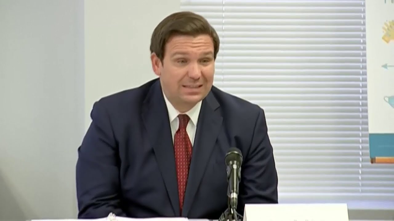 Florida Governor Ron DeSantis holds a roundtable on coronavirus