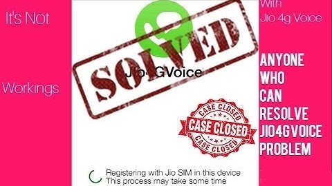 Jio 4g voice registration issue fixed (100% working) WITH PROOF WATCH