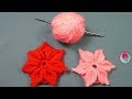 TEJIDO DE FLORES A CROCHET - ETRELLA a Crochet en 3D - Crochet 3D Flower