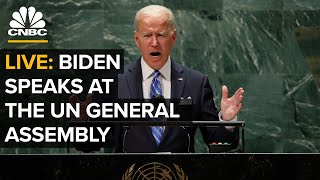 Live President Biden Addresses The United Nations General Assembly 92122