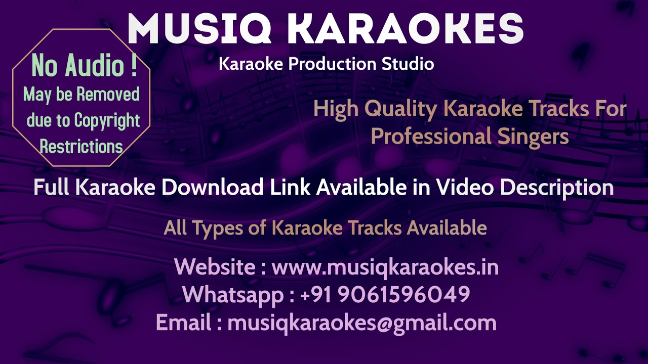Harshabashpam Thooki  Muthassi Mp3 Karaoke