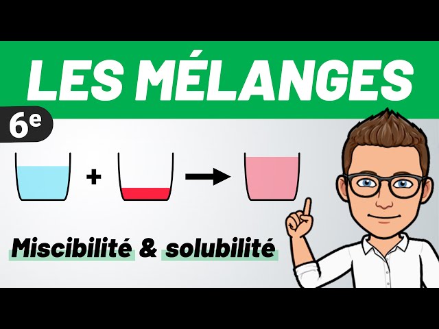 LES MÉLANGES ✅ Soluble ? Miscible ? Saturation ? | Physique - Chimie | 6e | Sciences