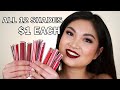 SWATCHES & TRY ON SHOPMISSA NEW $1 WONDER MATTE LIQUID LIPSTICKS