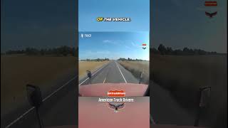 Car cuts off motorcycle while passing truck , rider narrowly avoids disaster thanks to quick reflexe