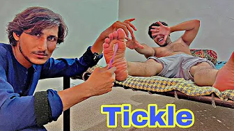 ASMR : FEET TICKLE MASSAGE | You See something or not 😜