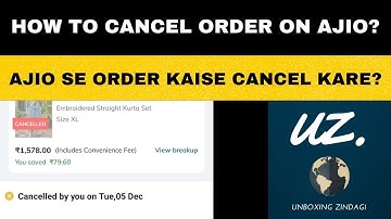 How To Cancel Order On AJIO | How To Cancel Product On AJIO | AJIO Product Cancel Kaise Kare?