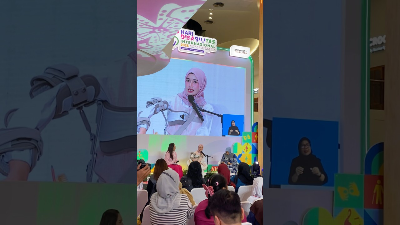 Sharing perjalanan menjadi beauty content creator di depan teman disabilitas