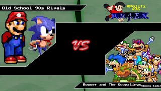 Mugen Old School 90S Rivals Vs Bowser And The Koopalings